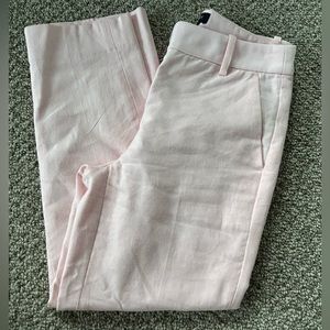 J.Crew pink linen pants